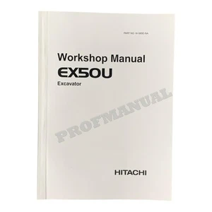 Hitachi EX50U Bagger Werkstatt Reparatur Service Handbuch - Bild 1 von 5