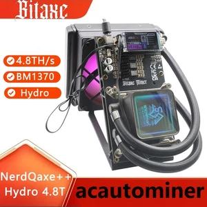 Bitaxe Miner NerdQaxe++ 4.8Th/s 60W Hydro Liquid Cooler Bitcoin Miner in Stock - Picture 1 of 7