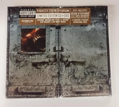 Asylum by Disturbed (CD DVD, 2010) Limited Edition Brand New Factory Sealed NM - Image 1 of 2