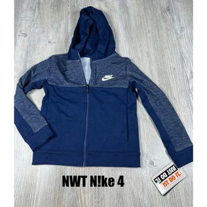 NWT Blue Nike Hoodie Boys Size 4 - Picture 1 of 1