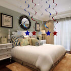  12 Pcs Ceiling Swirl Decorations Patriotic Party 4th of July Wedding