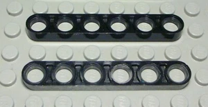 LEGO Technic Flat 1x6 Black 2 Piece - Picture 1 of 1