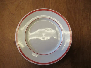 Gorham BISTRO RED Salad Plate 9" Red Bands 1 ea 3 available - Picture 1 of 3