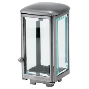 Hochwertige Grablampe aus Aluminium Grablaterne Grableuchte Grablicht - Imagen 1 de 1