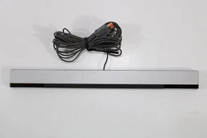 Official Nintendo Wii Sensor Bar RVL-014 Silver Black OEM Wii U Japan Import WA1 - Picture 1 of 6