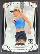 2023 Leaf Pickleball Premier Edition - Jill Braverman #24 -Silver Foil RC