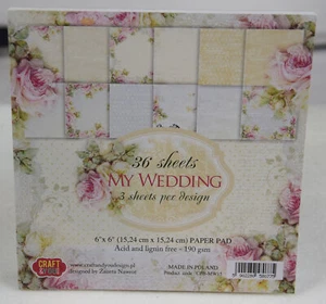Bastelmaterial, Hintergrundpapier, Scrapbooking, Rosen, Vintage, Hochzeit - Bild 1 von 8