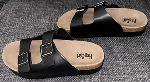 Hey Girl By Corkys Tabloid Women’s Black Platform Sandal Size 11 - Picture 1 of 7