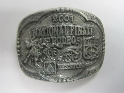 National Finals Родео Хесстон 2001 NFR Молодежная (Маленькая) Ковбойская Пряжка Новая AGCO PCRA - Изображение 1 из 2