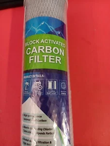 Filtro de agua de micras de carbón activado bloque Ronaqua nuevo en paquete envío gratuito B52 - Imagen 1 de 1