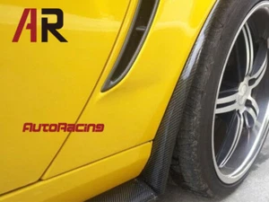 2005-2013 Chevy Corvette C6 Z06 ZR1 CF Carbon Fiber Side Skirts Mud Flaps Lip - Foto 1 di 6