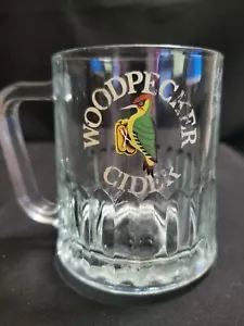 Vintage RARE Tudor Dema Woodpecker English Cider 1/2 Pint Tankard Beer Mug Glass - Picture 1 of 12
