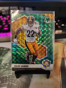 Najee Harris 2021 Mosaic Green Prizm Rookie Card RC #313 Pittsburgh Steelers - Picture 1 of 3