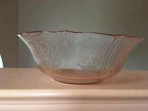 Vintage rosa American Sweetheart Macbeth-Evans große Obstschale 8,5" - Bild 1 von 1