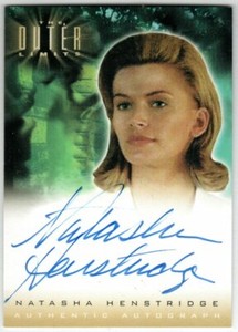 OUTER LIMITS SEX CYBORGS & SCIENCE FICTION A1 NATASHA HENSTRIDGE EMMA AUTOGRAPH