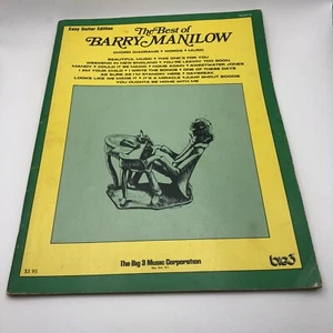 The Best Of Barry Manilow Sheet Music Book 1976 Guitar Ed 17 Songs Incl. Mandy - Picture 1 of 13