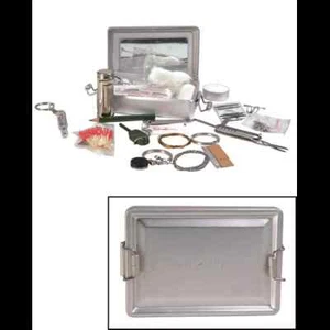 Mil-Tec Survival Kit Aluminium Box Emergency Equipment Camping Bushcraft Set - Picture 1 of 6