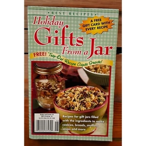 Holiday Gifts From a Jar Cookbook Recipe Cards Booklet 2003 Cookies Bread Soup - Imagen 1 de 13