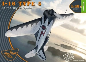¡Propulsor transparente 1/48! CP4822 I-16 tipo 5 en el cielo de España versión tardía - Imagen 1 de 6
