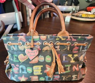 Vintage Dooney & Bourke Crayon Handbag Tassel Bag Purse 90s Flashback Y2K - Image 1 of 4