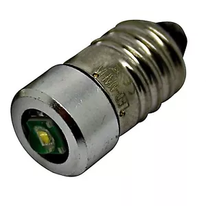 10x 1x E10 LED 3-6V Upgrade Ersatz lampe Stirnlampe Taschenlampen kaltweiß weiß - Picture 1 of 1