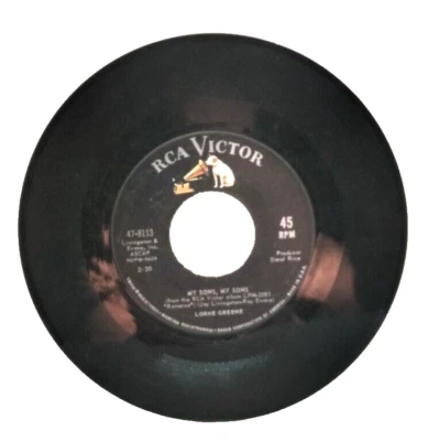 Lorne Greene - Place Where I Worship / My Sons - 45 RPM - 47-8113 Foto 1 de 2