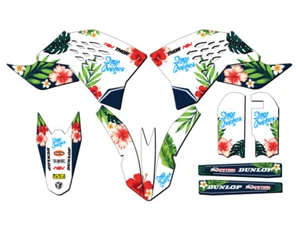 2009-2015 SX 65 TROPIC White Senge Graphics Kit Compatible with KTM - Picture 1 of 10