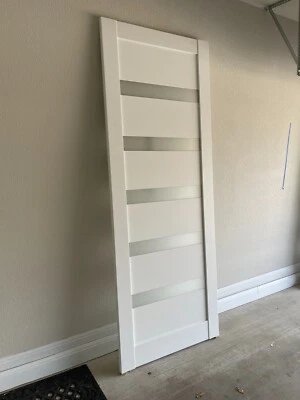 Interior double french doors perfect for home office or bathroom entry. - Image 1 of 4