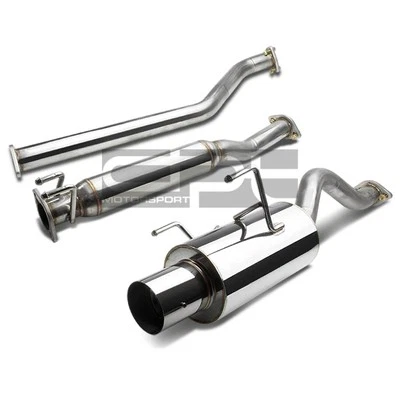 Sistema de escape Fit 02-06 Acura RSX DC5 Tipo-S Catback con punta de silenciador de 4" + silenciador Foto 1 de 4
