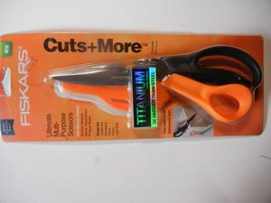 FISKARS 9" TITANIUM SCISSORS MULTI PURPOSE - Picture 1 of 9