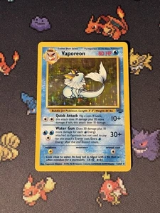 Pokémon Karten Vaporeon 12/64 Holo Rare Dschungel UNLIMITED - (MP) - Bild 1 von 6