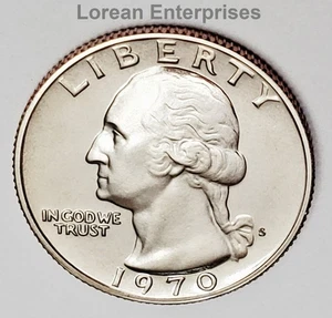 1970 S Washington Quarter CLAD ✼PROOF✼ - Picture 1 of 2