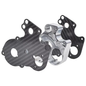 Placa de caja de cambios de carbono para Tamiya Blackfoot Beetle con juego de caja de cambios de aluminio - Imagen 1 de 14