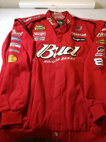 Dale Earnhardt Jr. Chase Authentics Drivers Line Budweiser NASCAR Jacket XXL 2XL Cover