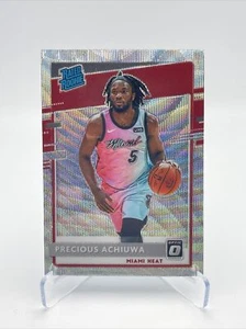 2020-21 Donruss Optic Precious Achiuwa Silver Wave Prizm Rated Rookie Miami Heat - Picture 1 of 2