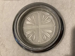 Vela de montaña rusa Cavalier Chromeware para baratija vidrio/cromo 4 1/4" NUEVA - Imagen 1 de 2