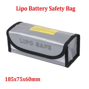 Battery Fireproof Explosion Proof Guard Charging Safe Bag 185x75x60mm Fireproof - Picture 1 of 6