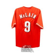 Matt McLain Autographed Cincinnati Custom Red Baseball Jersey - BAS