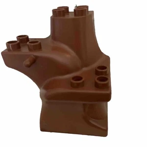 Rare LEGO Duplo BROWN TREE TRUNK PLANT BASE Segment for FOREST PLANT - Picture 1 of 4
