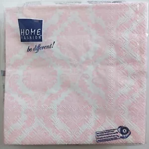 Paper Napkins Elegant rose pink 20-count 25cm Cocktail Beverage Germany - Picture 1 of 7