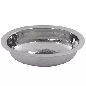 Fregaderos Nantucket embalaje original martillado a mano acero inoxidable ovalado bajo montaje fregadero de baño - Imagen 1 de 7