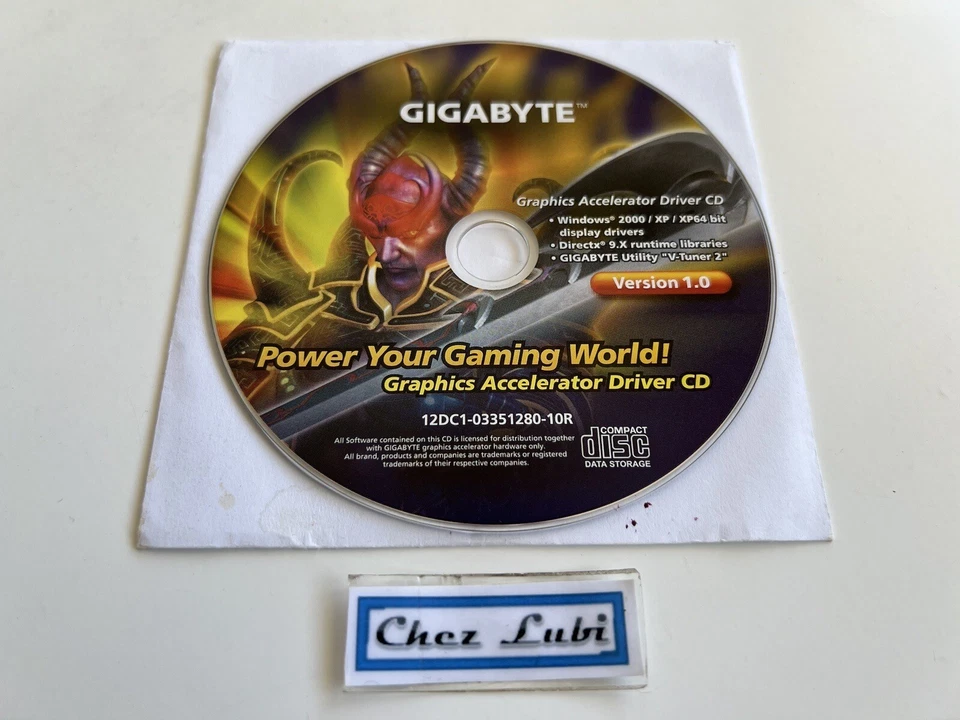 GigaByte - Graphics Accelerator Driver CD - Version 1.0 - PC - CD - Image 1 of 1
