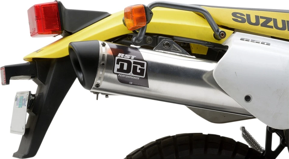 DG Performance RST Dual Sport Slip-On Muffler Suzuki DR650 1997-2023 091-6500 - Image 1 of 1