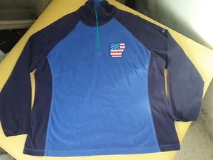 (No. 1997 ) COLUMBIA POLAR XXL USA BRAND TEAM FLAG men HOODIE cross-country - Picture 1 of 8