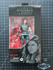 Star Wars 6" schwarze Serie Cara Dune - geöffnet, komplett - Bild 1 von 3