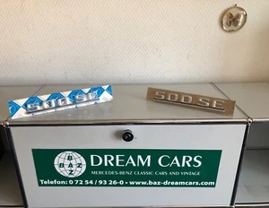 NUOVO NOS Mercedes 500SE W126 Classe S marchio targa emblema badge OEM - Foto 1 di 14