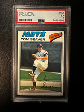 1977 Topps #150 Tom Seaver New York Mets Hall of Fame / EX PSA 5