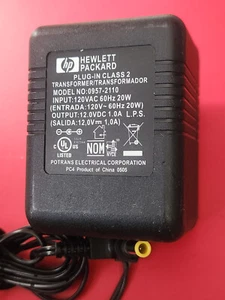 HP 0957-2110 120V AC 60Hz 20W / 12V DC 1A Power Supply - Picture 1 of 1