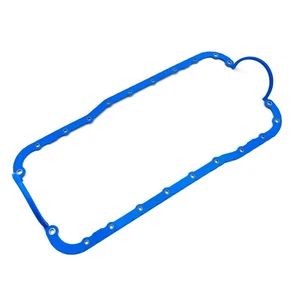 Ford Oil Pan Gasket Rubber Small Block SBF 260 289 302 5.0L V8 Steel Core Blue - Picture 1 of 1