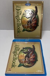 Disney The Jungle Book Blu-ray DVD 2014 Diamond Edition w/ SLIP - Picture 1 of 17